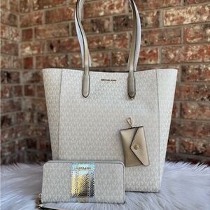 Michael Kors purse and wallet